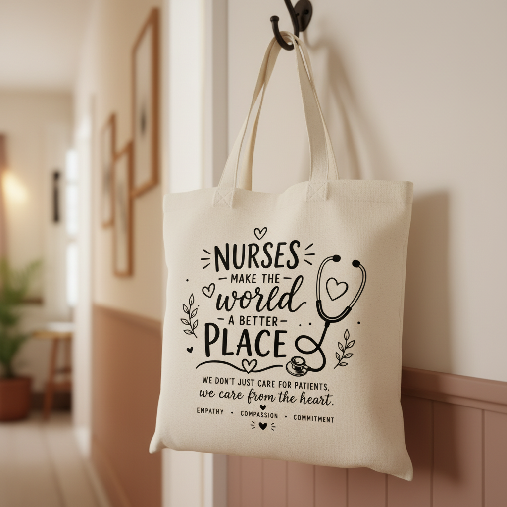 Nurses Make the World a Better Place Tote Bag