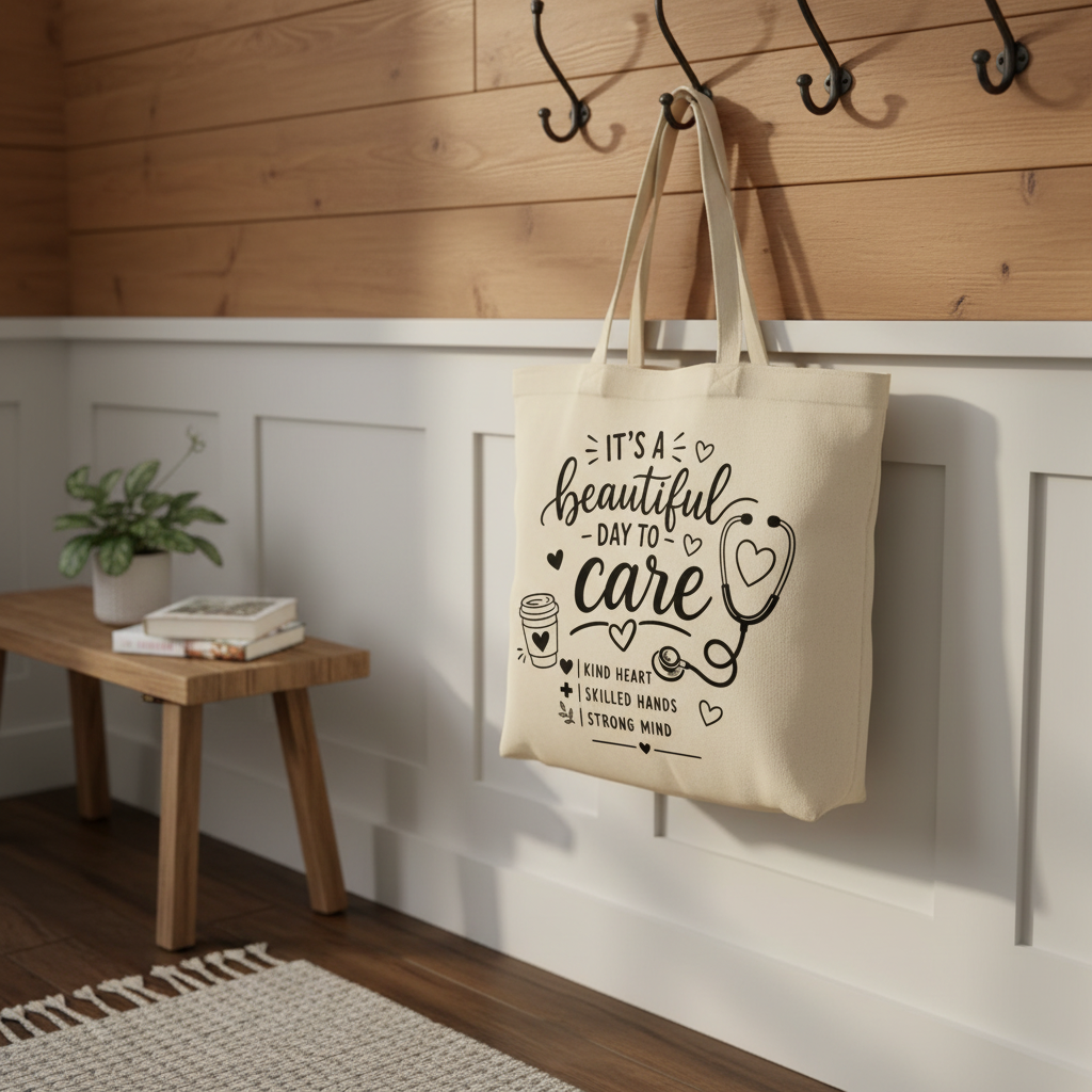 It's a Beautiful Day to Care Medical Tote Bag