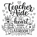 Teacher Aide The heart behind the Classroom Tote Bag
