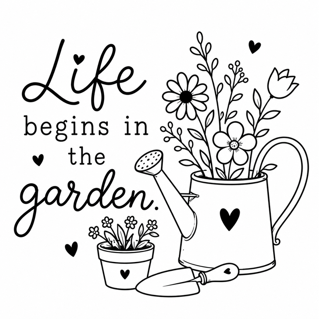 Life Begins in the Garden Tote Bag