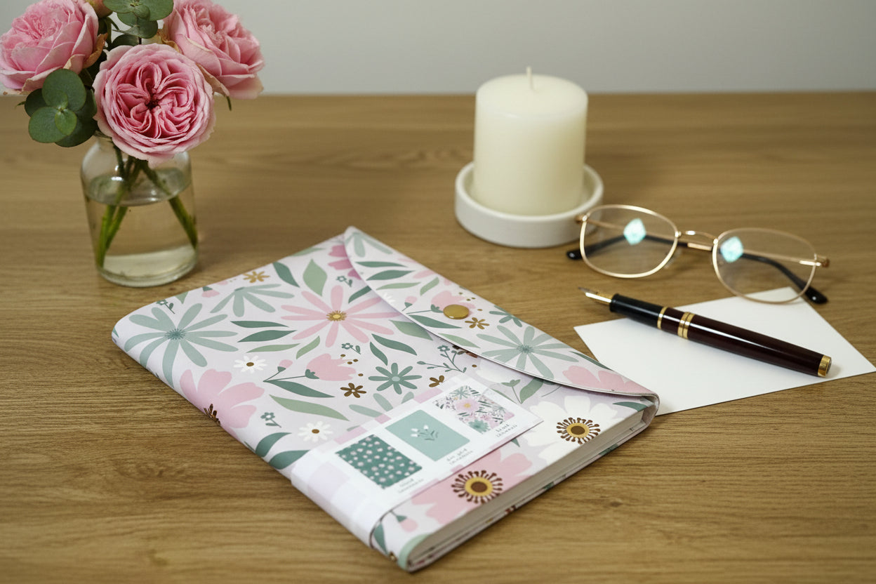 3pk A5 Notebook Set with Cover