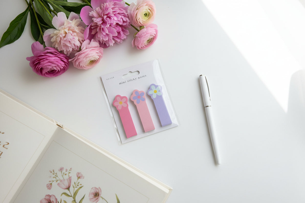 Floral Mini sticky Notes