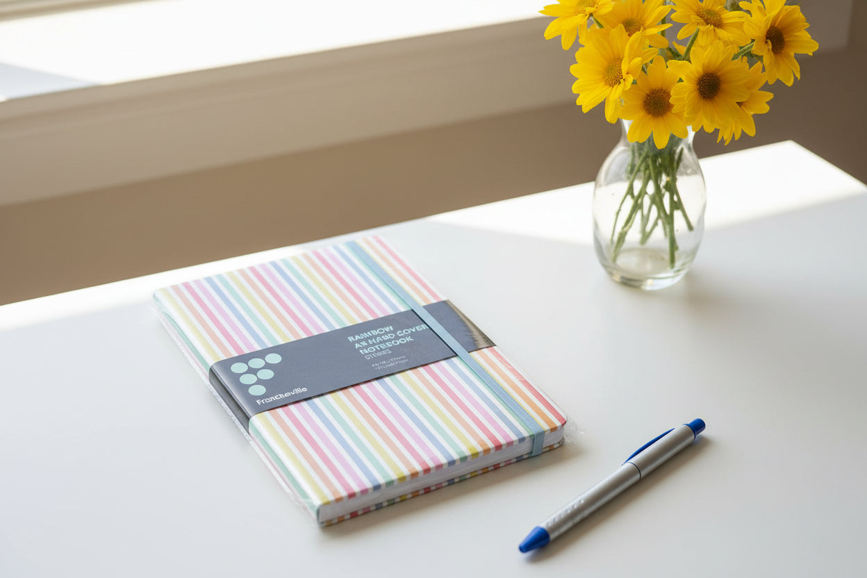 Rainbow A5 Hard Cover Notebook