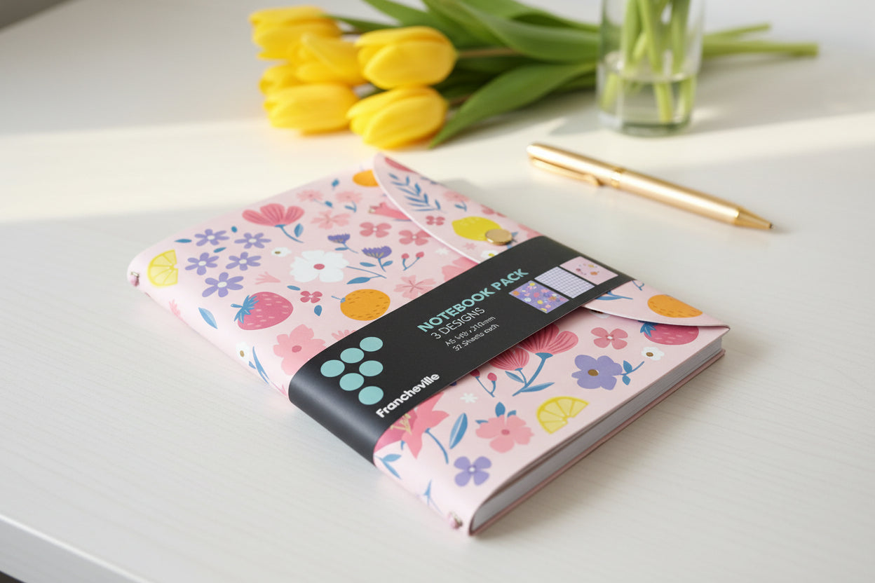 Floral A5 Notebook Pack