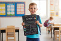 A4 First Day Blackboard