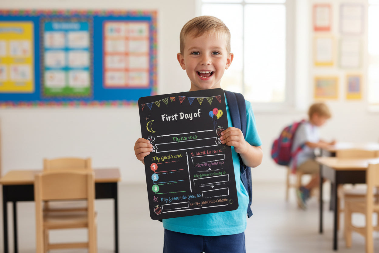 A4 First Day Blackboard