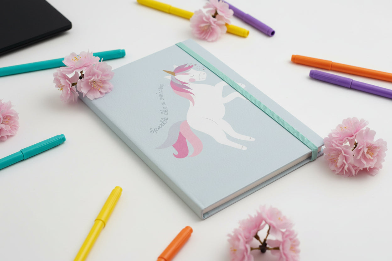 Classroom Crew Sparkle Like A Unicorn Hardcover Notebook