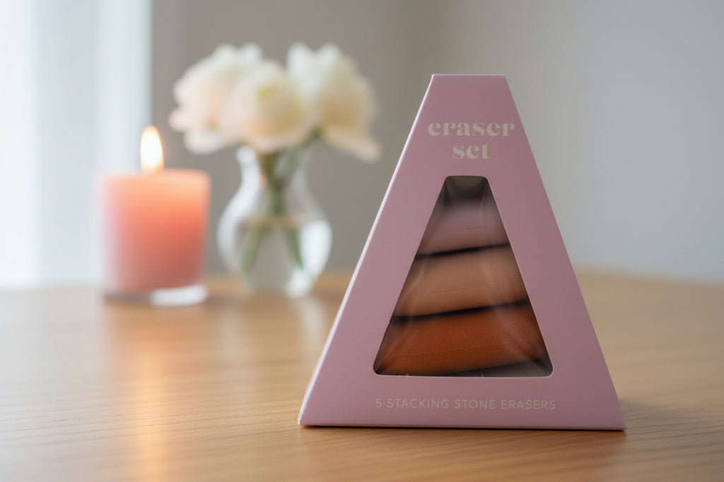 Stacking Stones Eraser Set