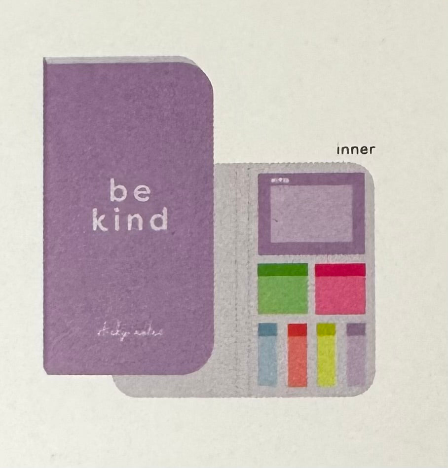 Limited Edition Vivid Collection Sticky Note Be Kind Pack