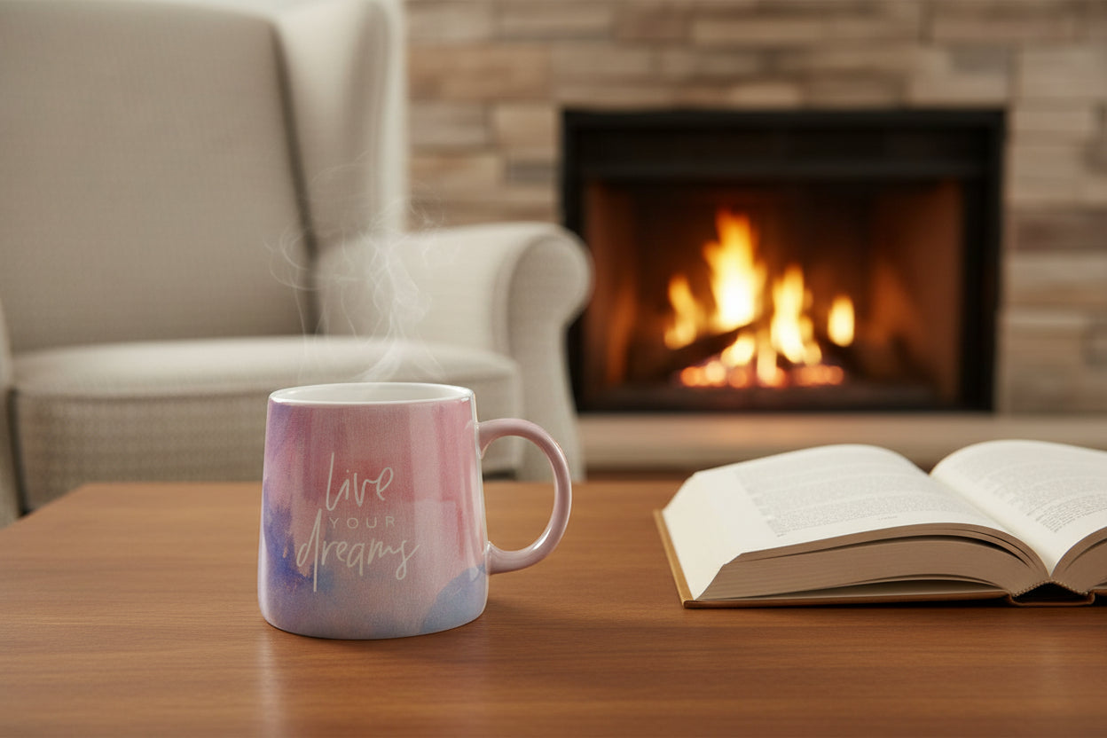 Live Your Dreams 350ml Ceramic Mug