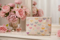 Heart Print Makeup Bag with Zip