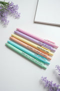 Pastel Motivational Pens (6 pieces)