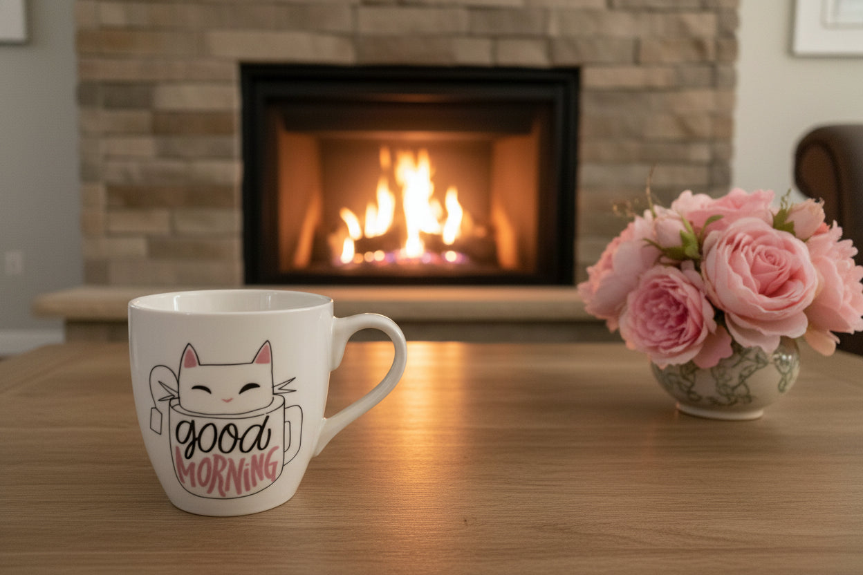 Good Morning Cat Mug 410ml