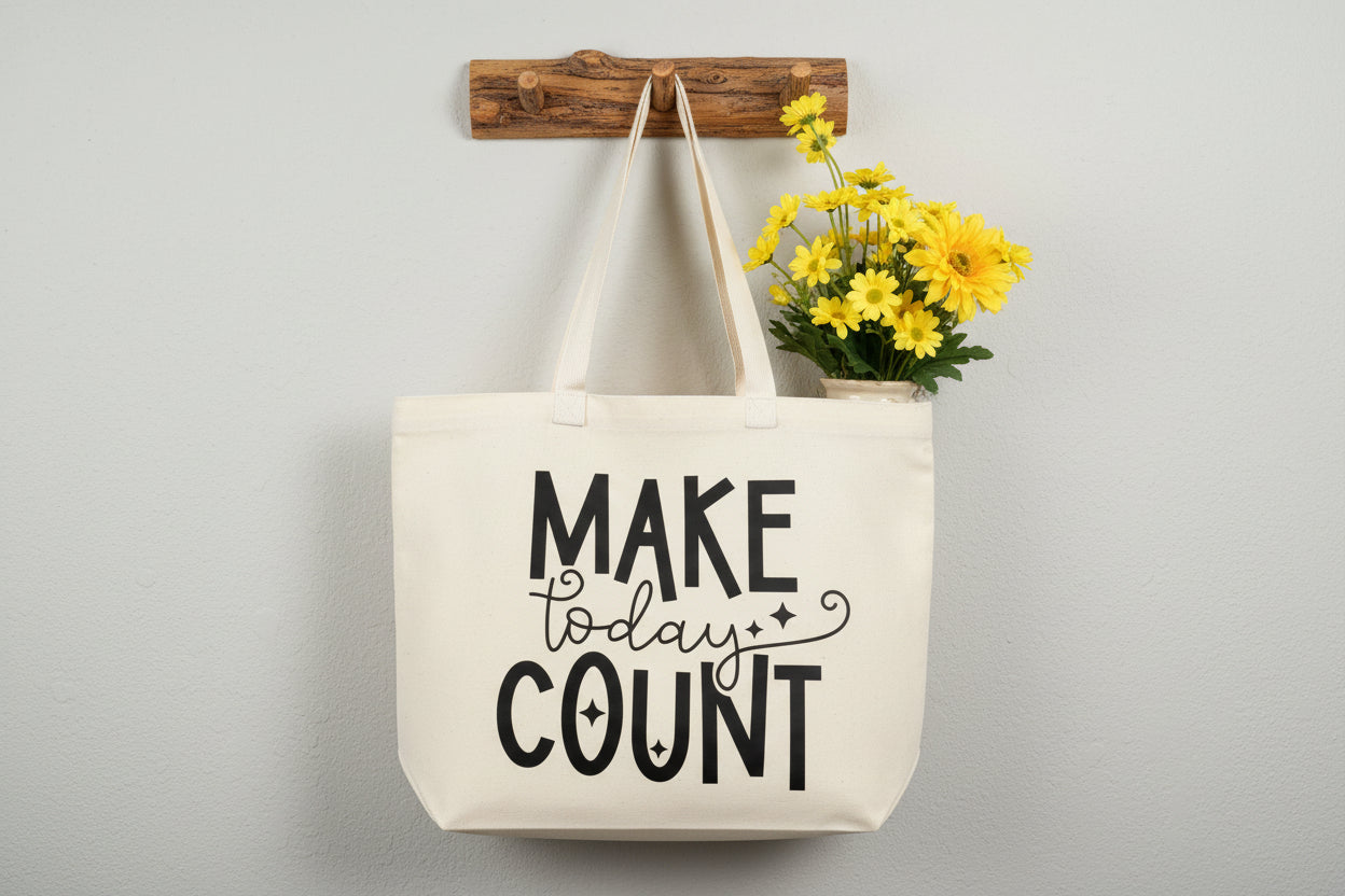 Make Today Count Tote Bag