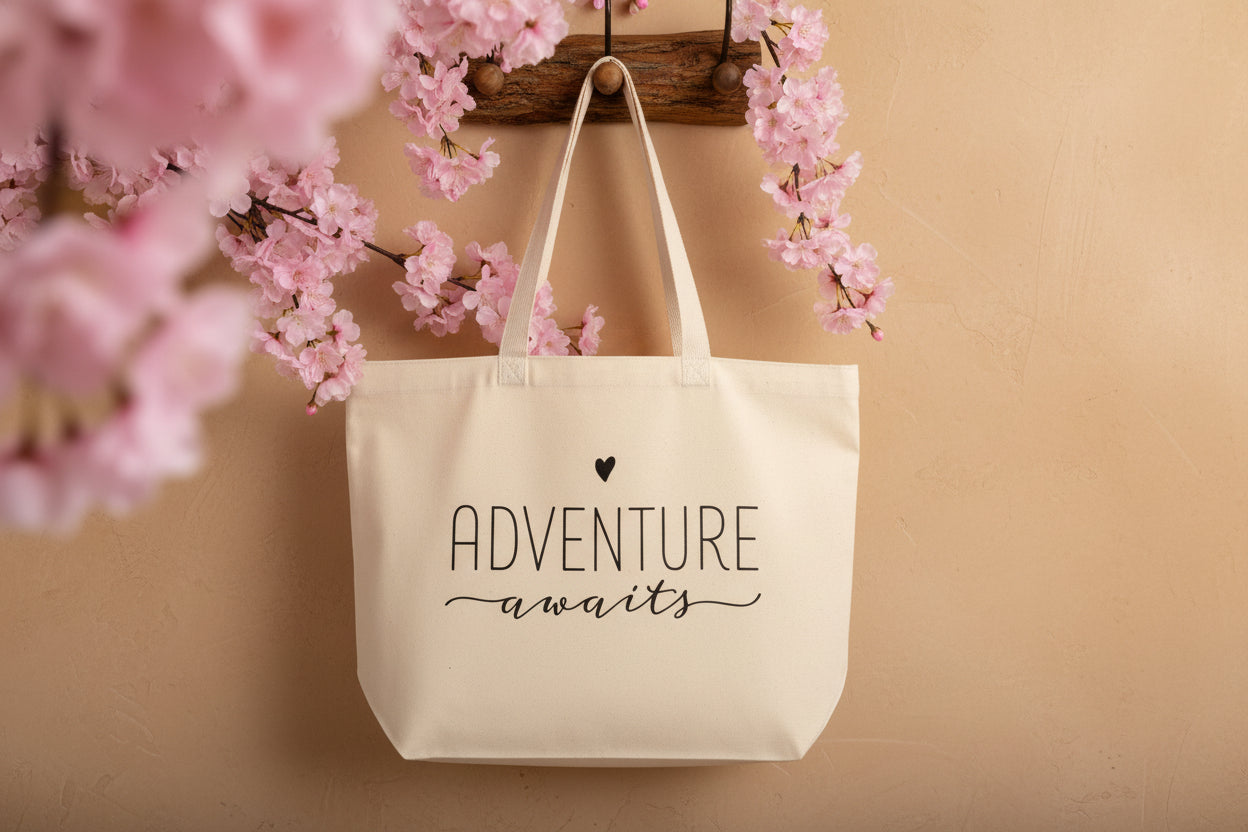 Adventure Awaits Tote Bag