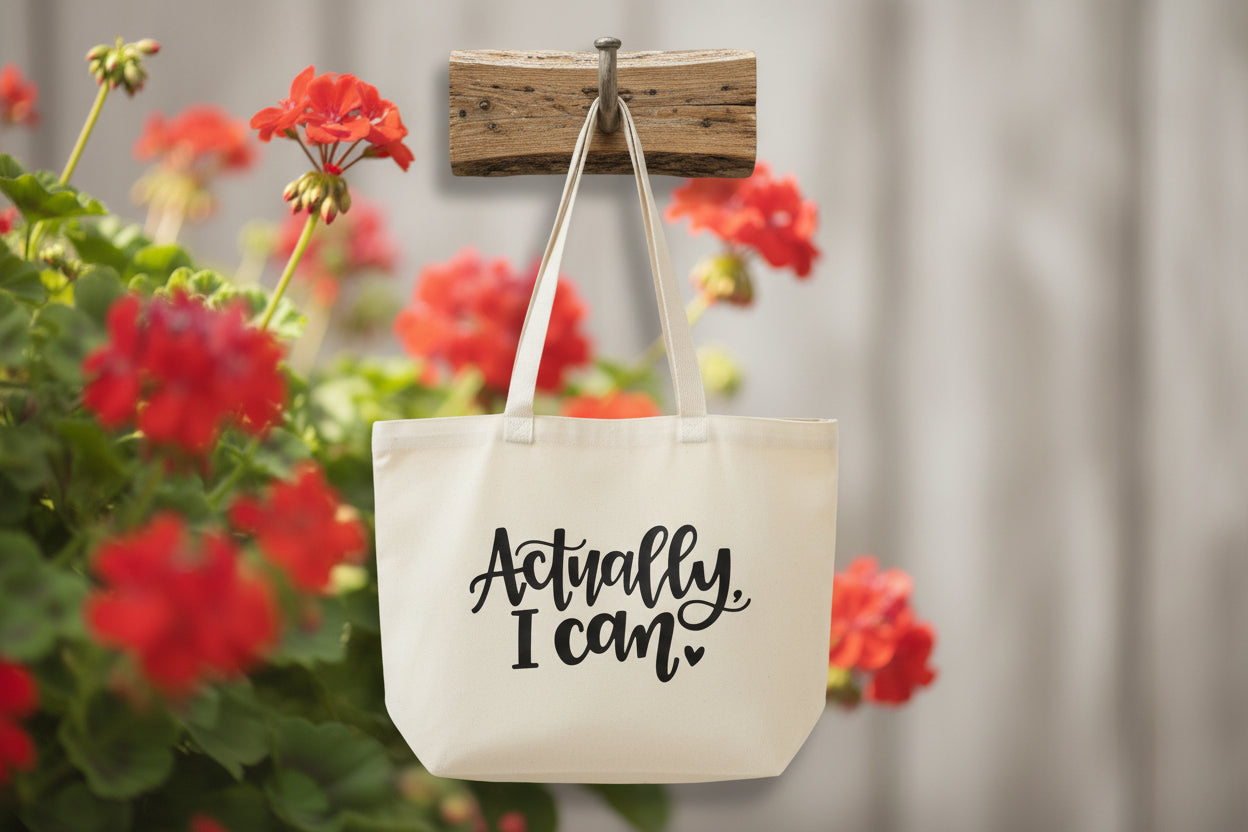 Actually, I Can Tote Bag