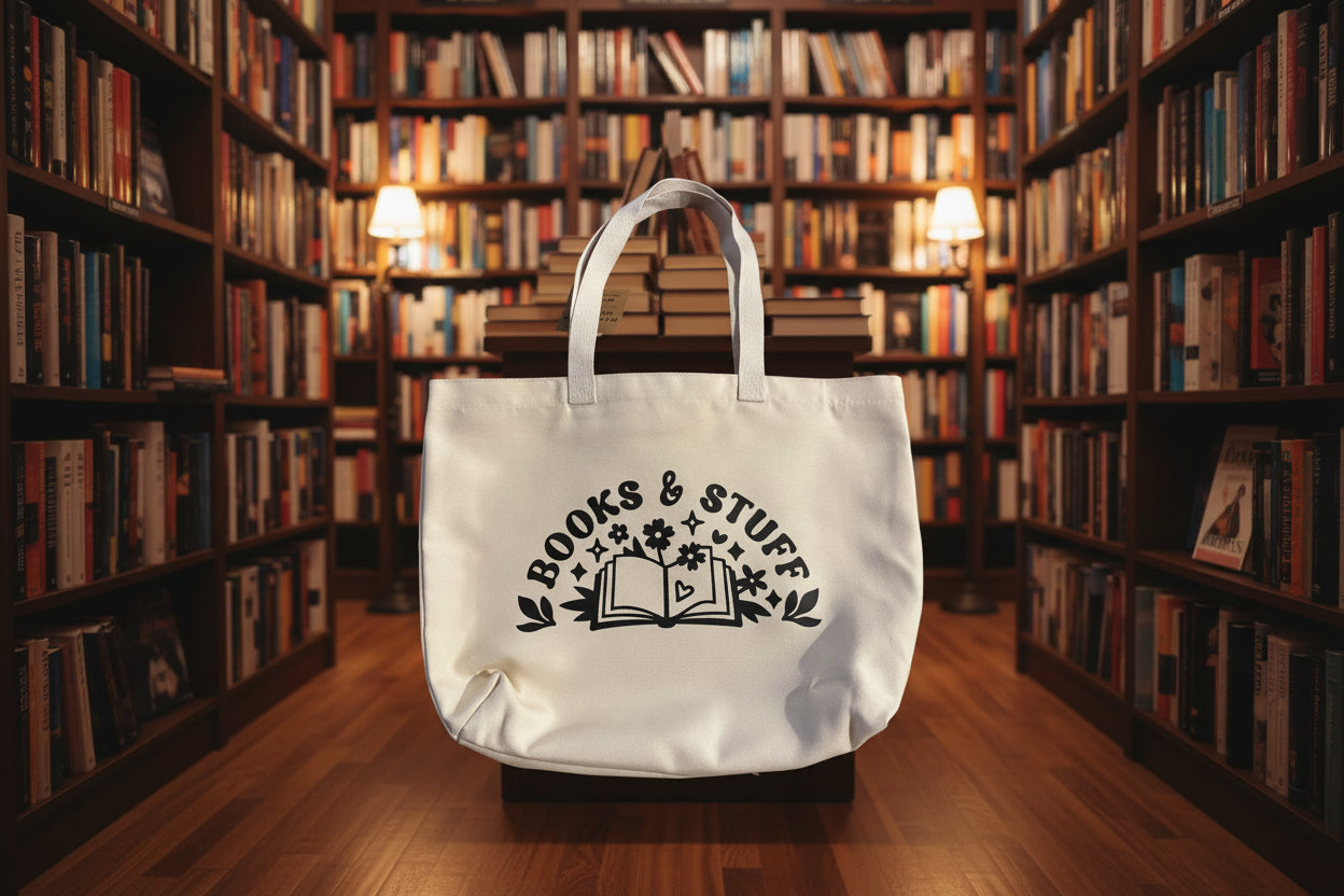 Books & Stuff Tote Bag
