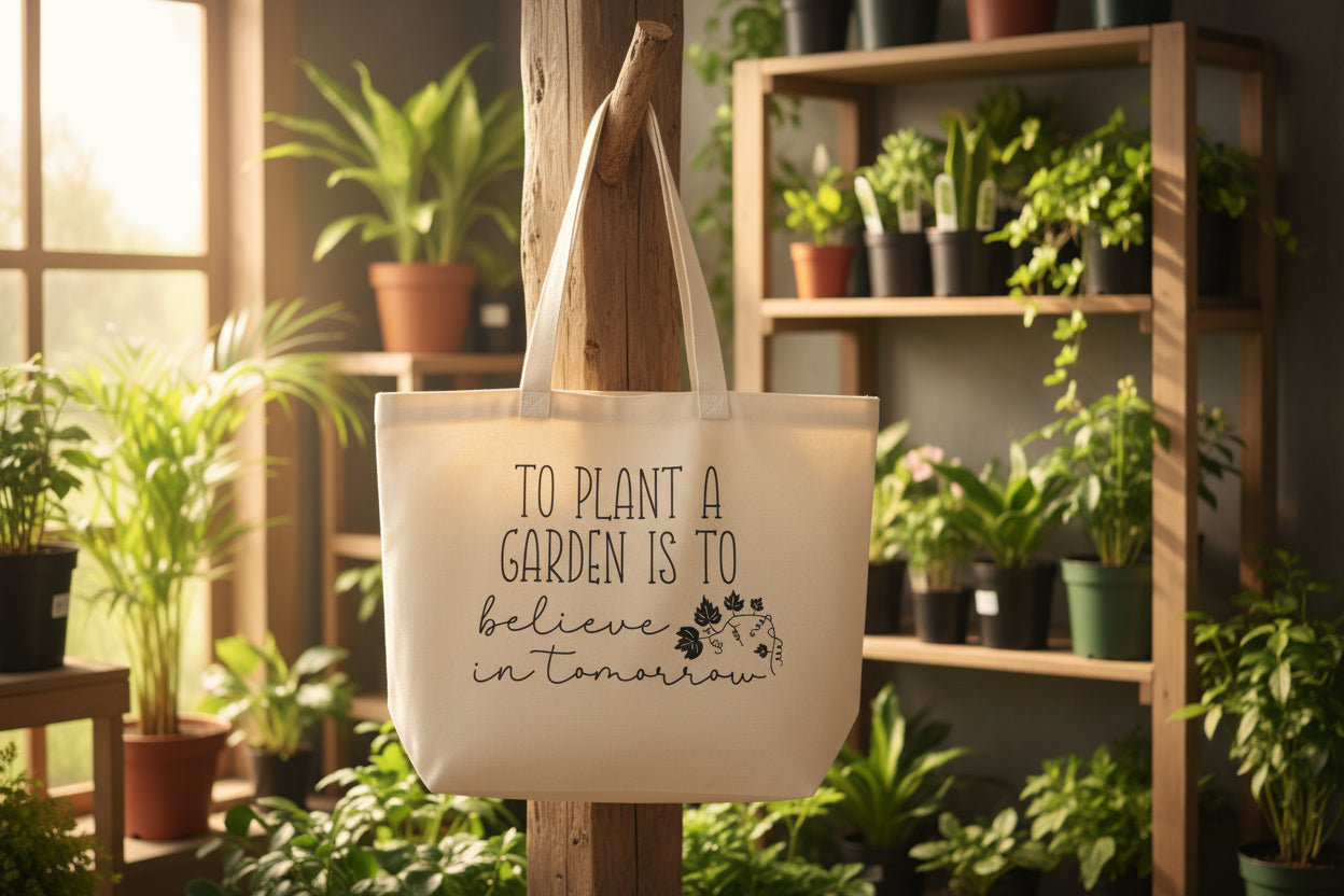 To Plant a Garden is to Believe in Tomorrow Tote Bag