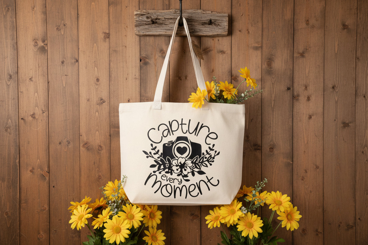 Capture Every Moment Tote Bag