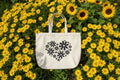 Floral Heart Tote Bag