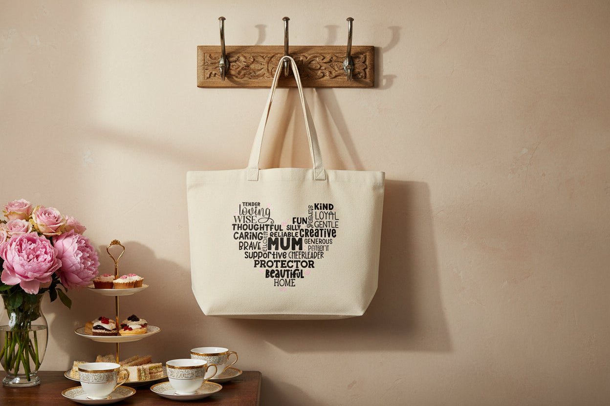 Mum Heart Tote bag