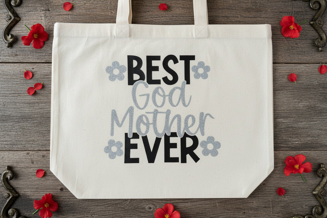Best God Mother Ever Tote Bag