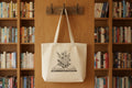 Books & Flowers 2 Tote Bags