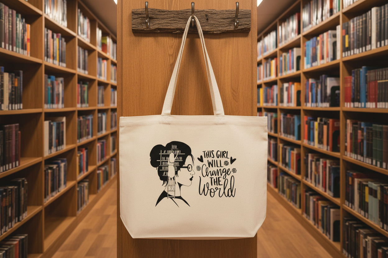 This Girl Will Change the World Tote Bag