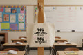 You Don't Just Teach You Inspire (Pink Flowers) Tote Bag