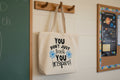 You Don't Just Teach You Inspire (Blue Flowers) Tote Bag