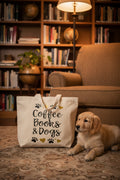 Coffee, Books & Dogs Tote Bag