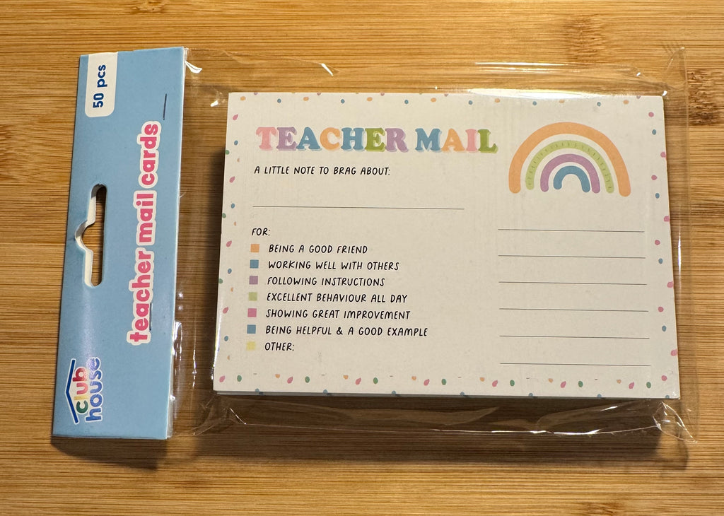 Teacher Mail x 50pcs
