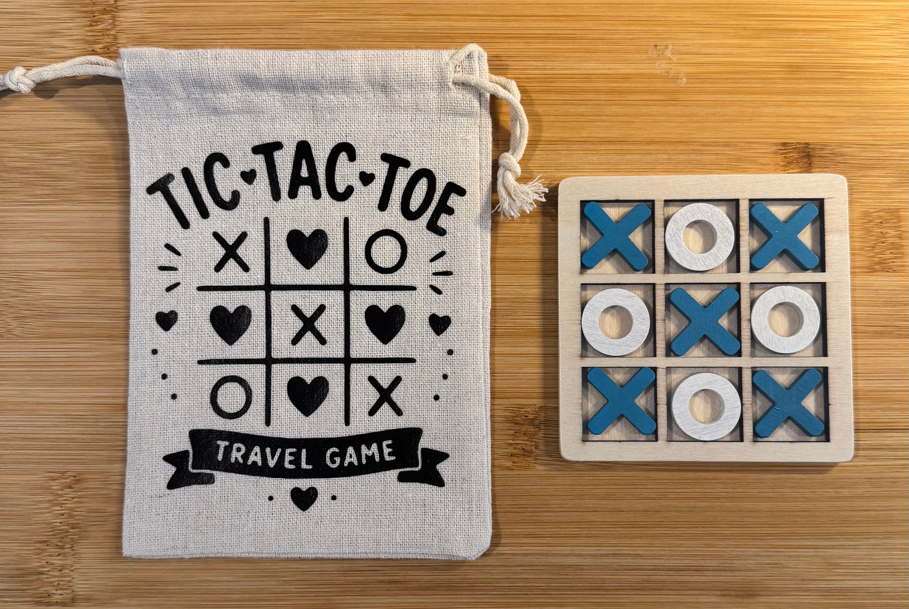 Tic Tac Toe Travel Game Set
