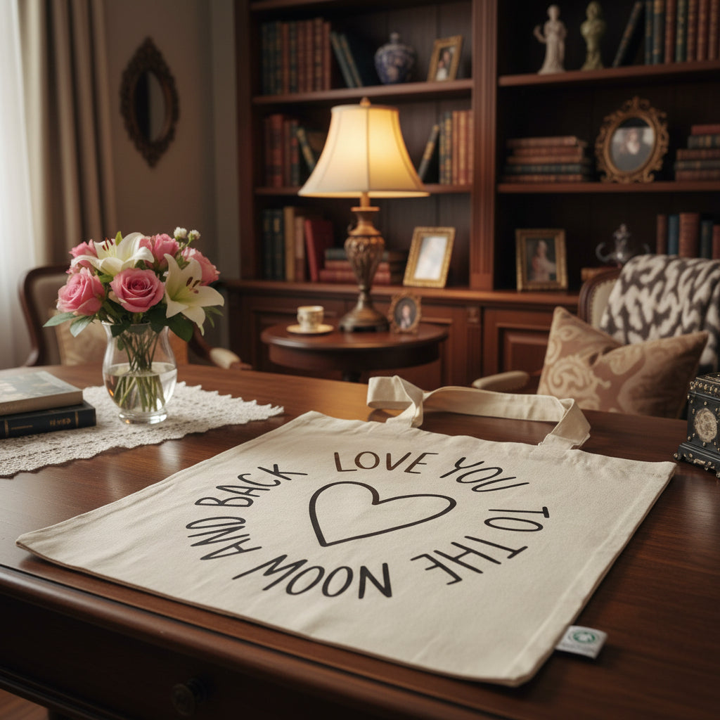 Love You to the Moon and Back Tote Bag