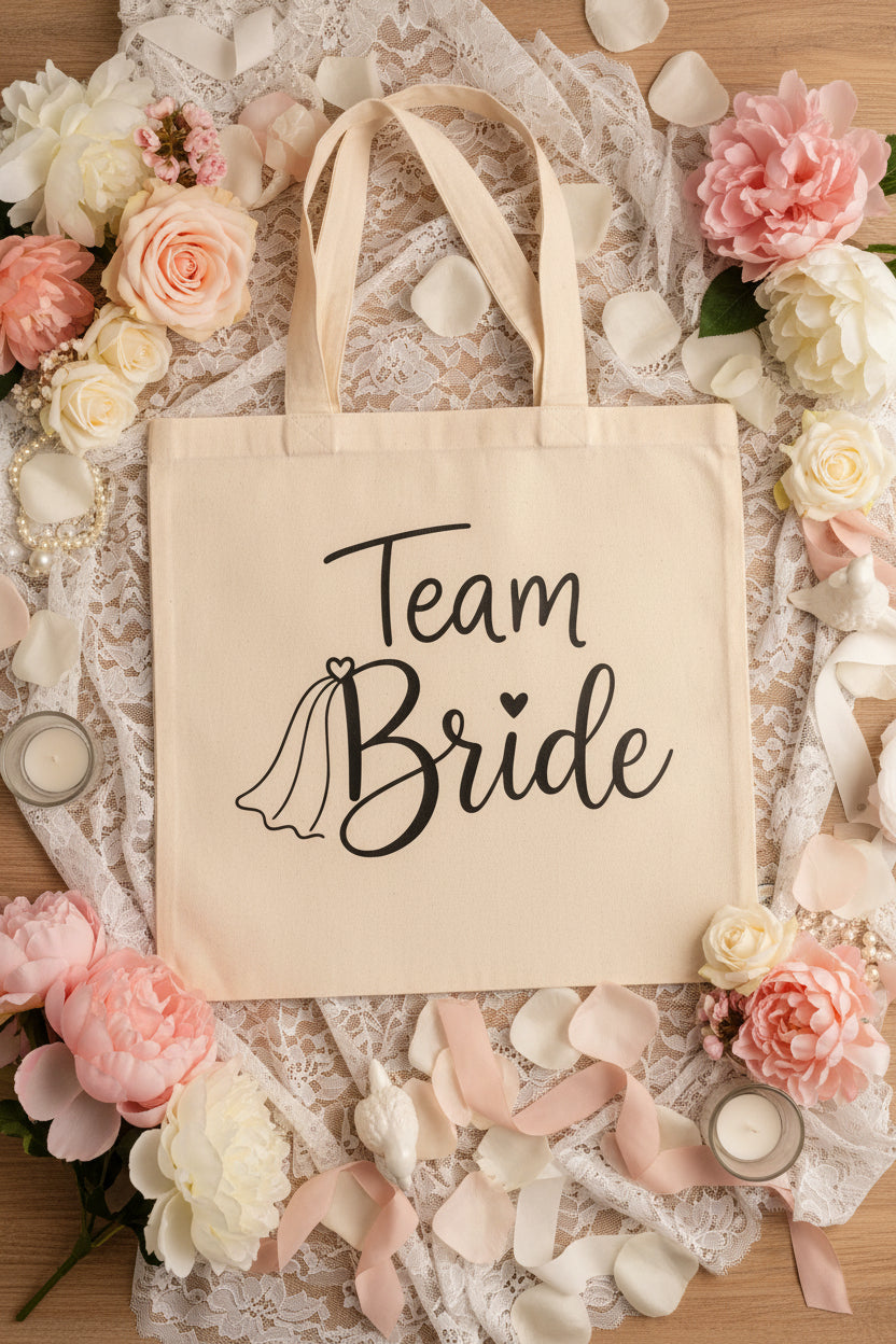Team Bride Tote Bag