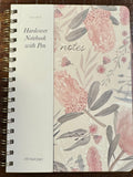 Hardcover Notebook with Pen (Floral)