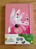 Pete Cromer Galah A5 Lined Journal Pink