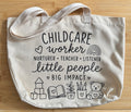 Childcare Worker Tote Bag