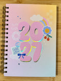2027 A5 Spiral Weekly Diary - Pink Dreamer