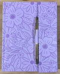 Magnetic Journal with Pen - Lilac Floral