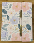 Magnetic Journal with Pen - Pink Blossom