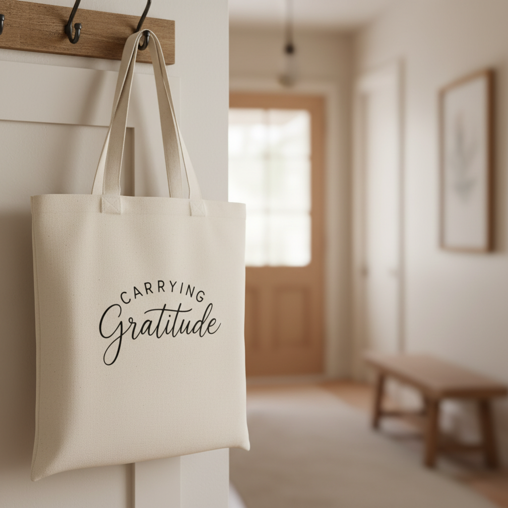 Carrying Gratitude Tote Bag